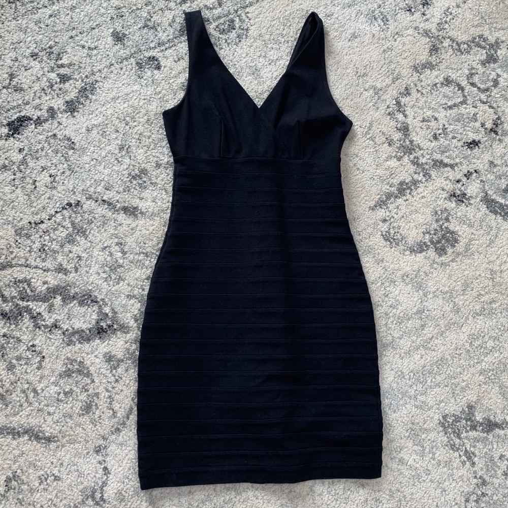 Express black stretch dress